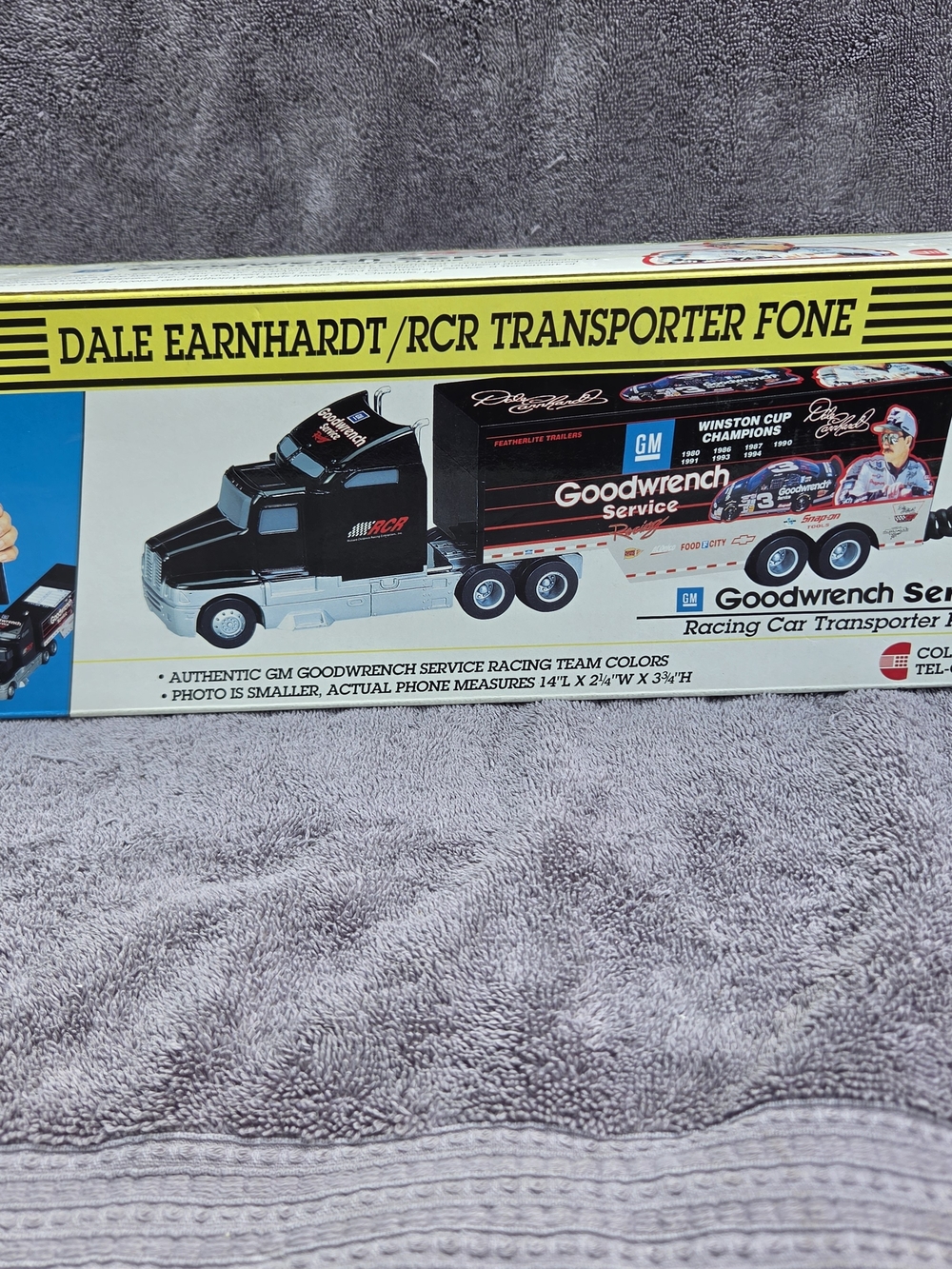 Vintage Dale Earnhardt #3 RCR Transporter Fone Columbia Tel-Com NASCAR Phone